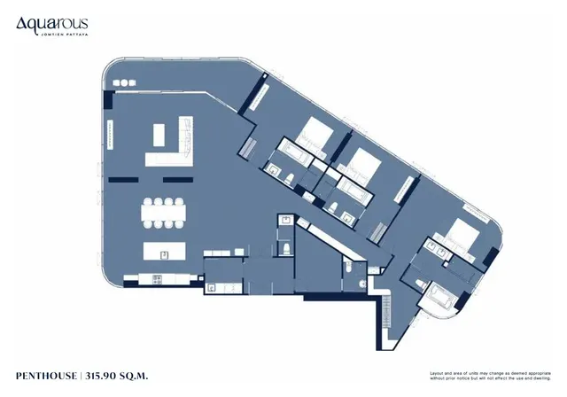 Floor plan – Penthouse
