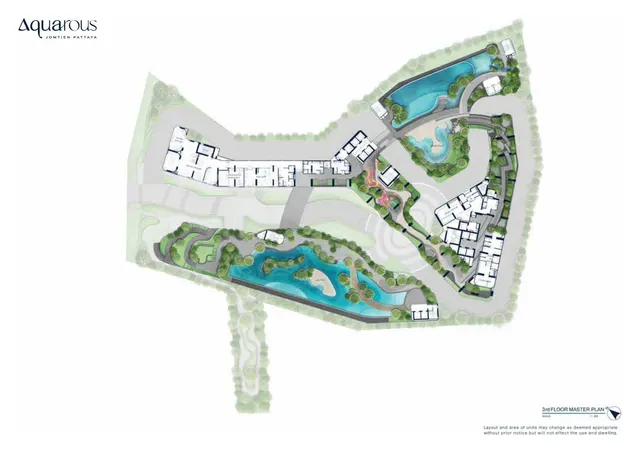 Aquarous Jomtien – Site & floor plans