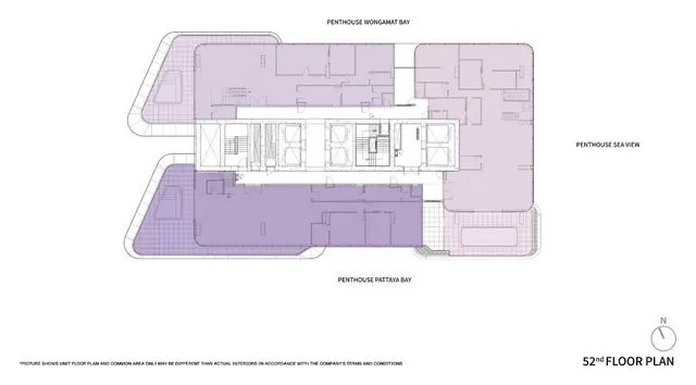 Floor plan – Duplex Penthouse