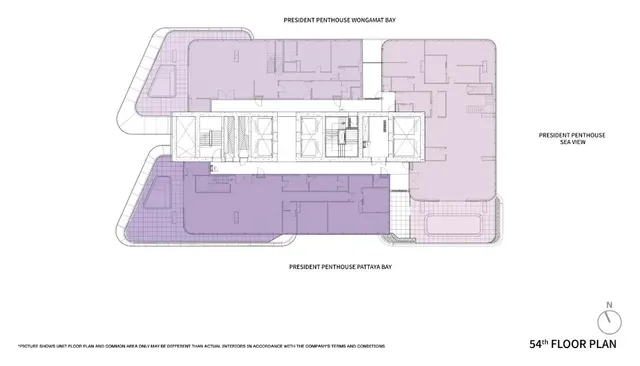 Floor plan – President Penthouse