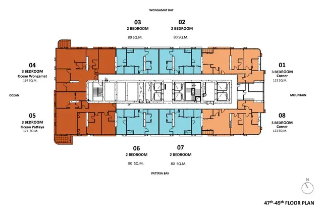 ONCE Wongamat – Site & floor plans