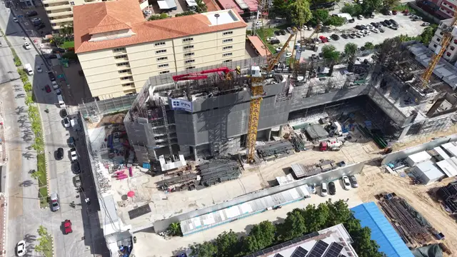SKYPARK Lucean Jomtien – Construction progress 09/2026 · Developer drone video