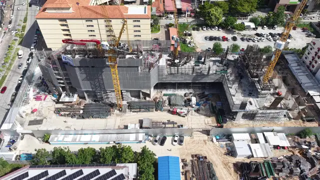 SKYPARK Lucean Jomtien – Construction progress 09/2026 · Developer drone video