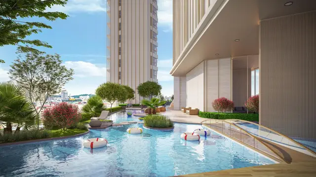 SKYPARK Lucean Jomtien – Sunlight Garden Pool · 6th floor