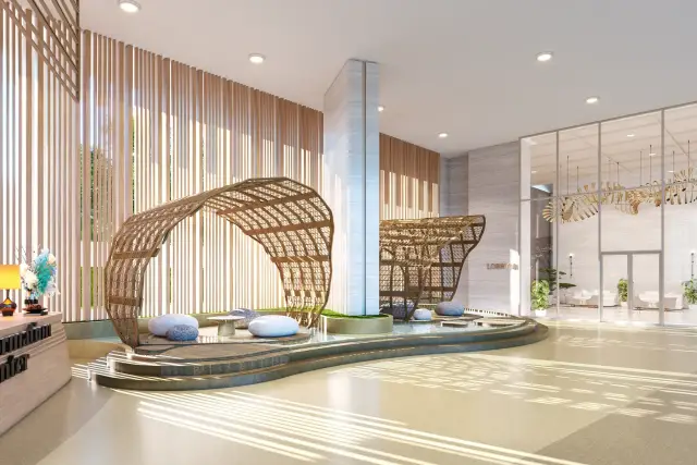 SKYPARK Lucean Jomtien – Semi-outdoor lobby