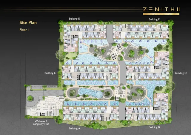 Zenith 2 – Site & floor plans